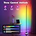 Wfiia Corner Floor Lamp - Smart RGBICW LED Corner Lamp with App & Remote Control, 16 Million DIY Colors & 68+ Scene, Music Sync, Timer Setting, Modern Floor Lamp for Bedroom, Gaming Room, Room Decor