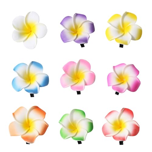 36 pinzas de pelo de resina floral para mujeres y niñas, accesorios de vacaciones en la playa, horquillas ligeras, esenciales y coloridos pasadores para mujer