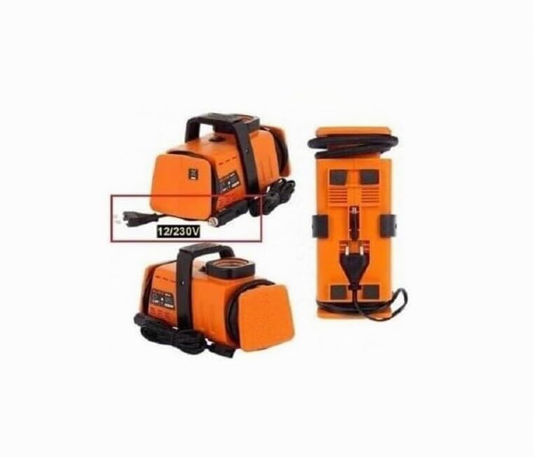 Compresseur d'Air Compact 12V / 220V 200PSI / 14Bar Gonfleur de Pneus Portable Haute Vitesse Voiture Moto Vélo