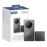 Aqara Video Campanello G4 (Suoneria Inclusa), Videocamera FHD HomeKit Secure Video 1080p,...