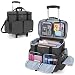 CURMIO Borsa da Lavoro per Insegnanti con Rotelle, Trolley per PC Portatili Fino...