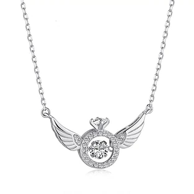 Womens Stylish Classic 2pcs Angel Wings R S pendant-image-48
