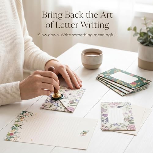 Beautiful Stationery Set with Envelopes - Lined Letter Writing Paper - Image 5