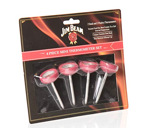 Termômetro Aves E Carnes Jim Beam 4 Peças Jim Beam Multicor
