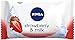 NIVEA Strawberry & Milk Pflegeseife (1 x 90 g), cremige Seife mit verwöhnendem Erdbeerduft, Handseife reinigt sanft mit Milchproteinen