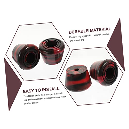 Kisangel 3 Conjuntos De De Cabeça De Freio Freios De De Borracha Freios Para Acessórios De Para Skat