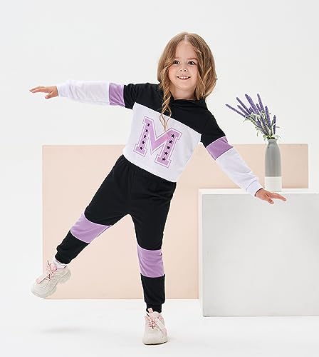 Image of Kid Toddler Girl Clothes - Tie Dye Hoodie Sweatshirt Girl Outfits Pullover Jogger Hooded Sweatpant Set