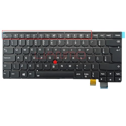 Clavier rétroéclairé pour Lenovo ThinkPad T470P disposition Brésil