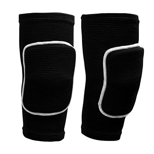 Vesaneae Rodilleras Protectoras de Deporte, Rodilleras con Esponja Gruesa, Elásticas Rodilleras Antideslizante, Rodilla Deportiva de Adultos, Rodilleras Transpirables para Voleibol Correr Danza (Nero)