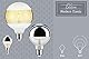 Paulmann 28663 LED Lampe Filament Tropfen 2,6W Leuchtmittel Kopfspiegel Silber 2700K Warmweiß E14