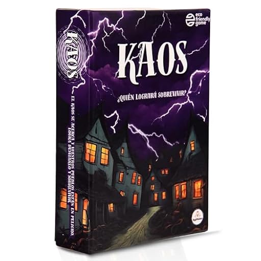 Kaos - EggMaster- ¡El Caos te acecha! ¿A quién traicionarás Primero? Estrategia, alianzas y diversión sin límites - Juego de Mesa para Adultos, Familia y Amigos - Juego de Cartas | Ya disponible en tu tienda friki favorita! En mundofriki.es!