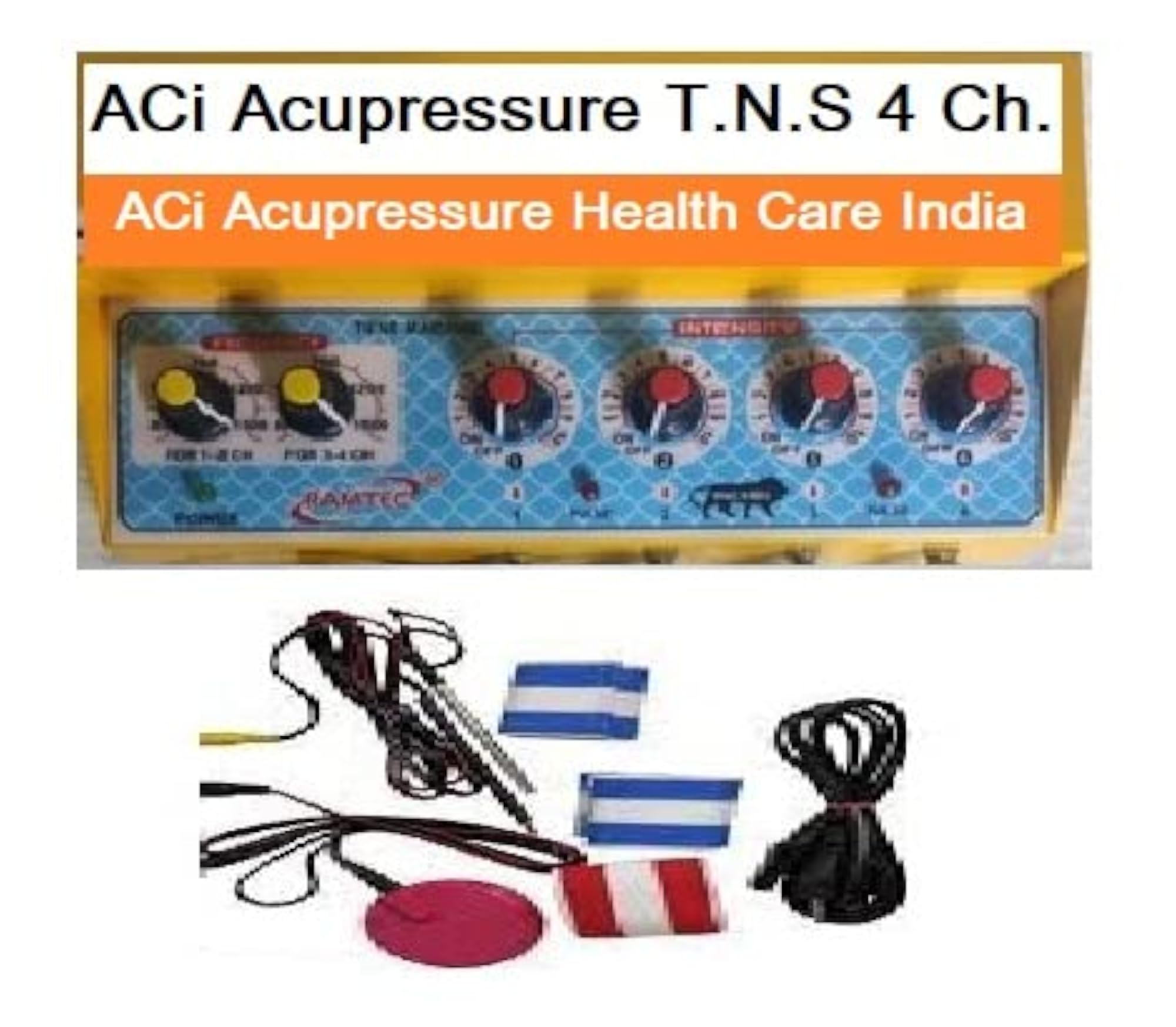 ACi Acupressure Stimulator - T.N.S. Four Channels Jet Plus