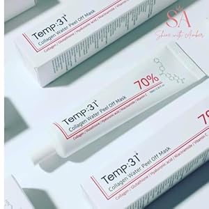 Collagen Water Peel Mask TEMP:31 from Korea; Rejuvenate skin, Soothing, smoothen skin, pore shrink, anti-aging effectively with Collagen and Hyaluronic Acid, Vitamin C, Niacinamide and Glutathione.