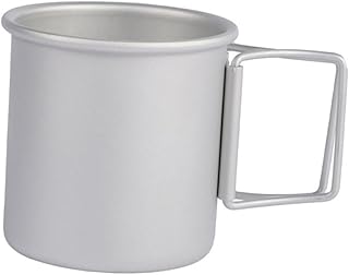 Kisangel 1Pc Caneca De Água Chaleira Copo De Alumínio Copo Para Caminhadas Copo De Acampamento Copo Dobrável Copo Portátil De Alumínio Dobrável Copo De Acampamento Copo De Bebida Copo De