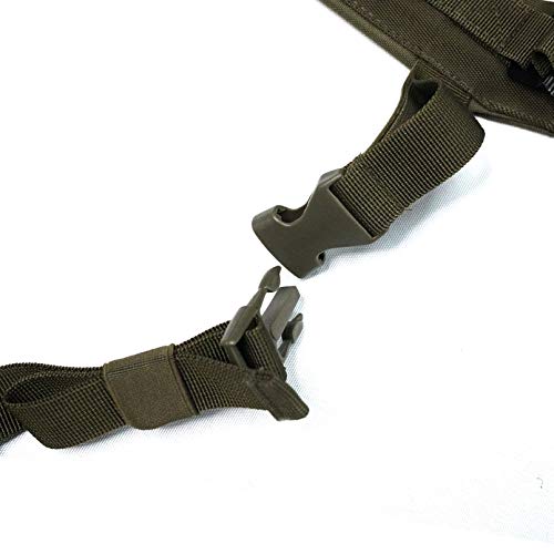 Melotough Tsidea Military Outdoor H-Harness Battle Suspenders Tactical Suspender With Snap Loop (Oliver Green) #TOP7