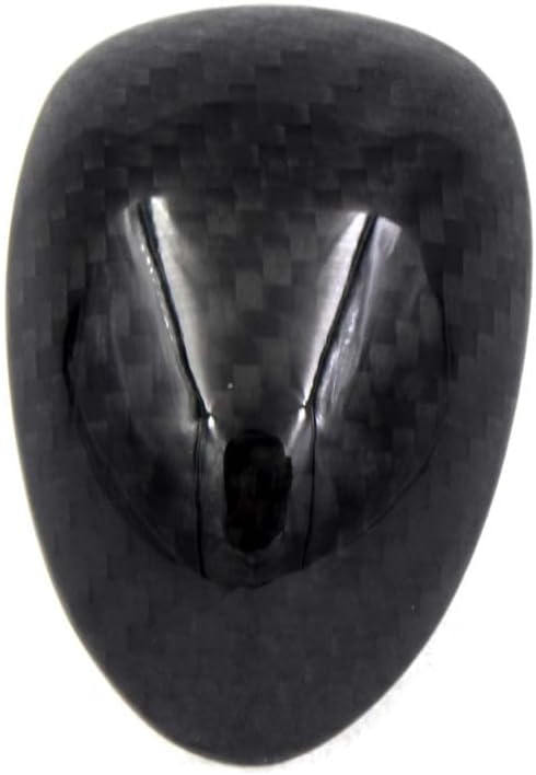 WLKE Real Carbon Fiber Gear Shift Knob Head Cover Trim Fit for Cadillac ATS XTS 2012-2019 (Black)