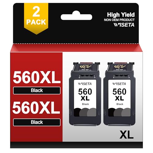 Penguin PG-560 XL Tintenpatrone Schwarz – Kompatibel Mit Canon 560XL, Für TS/TR-Drucker, 600 Seiten, Wiederverwendet