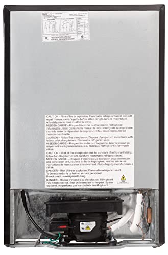 Danby DCR045B1BSLDB 4.5 cu. ft Stainless Steel Compact Fridge with True Freezer on Fridge.com