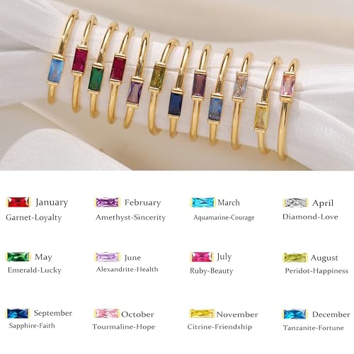 KOHOTA-Dainty-Gold-Birthstone-Rings-for-Women-14k-Gold-Plated-Non-Tarnish-Thumb-Stackable-Ring-Mothers-Birthday-Gifts-Engagement-Wedding-Promise-Rings-Emerald-Green-Gemstone-Jewelry-Band-Size-6-10