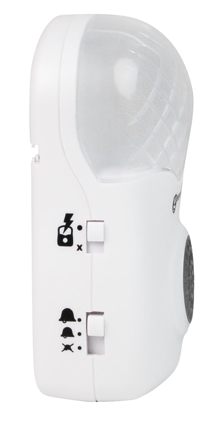 Geemarc CL12 - Amplificador de Timbre de Teléfono con Avisador Luminoso - Dispositivo para Teléfono Fijo - Posibilidad de Instalación en Pared - Ideal para Personas con Discapacidad Auditiva