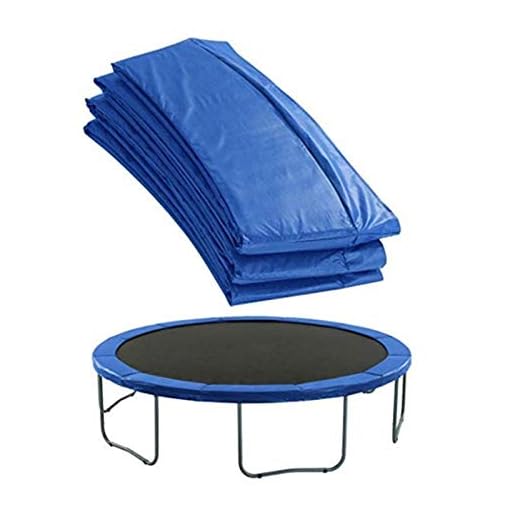 Primlisa Studsmatta fjäderskydd – studsmatta kantskydd | kantskydd säkerhetsmatta | PVC rivbeständigt studsmatta tillbehör | 96 till 244 cm