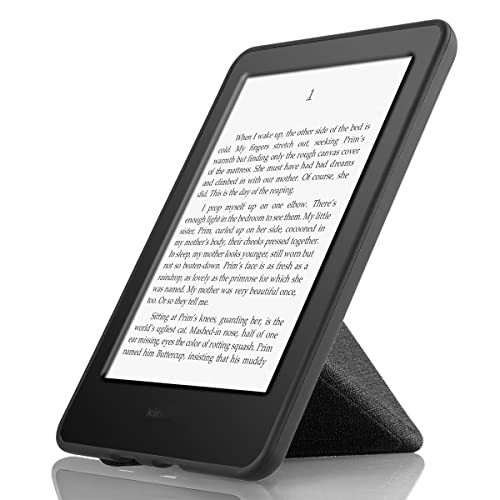 WB Capa Kindle 11ª Geração Silicone Flexível e Sensor Magnético Origami Tecido Preta (Não compatível