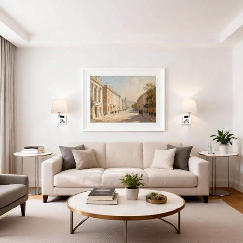 Foco lectura con interruptor en aplique de pared cromo E27 7