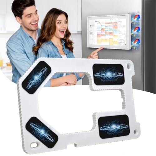 Magnetic Fridge Mount for 15" Skylight Calendar, 8 Strong Magnets 20-lb Scratch-Guard Silicone Pads Stand Compatible with Skylight Calendar 15 inch Accessories