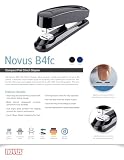 Novus B 4fc 50 arkuszy pojemność zszywacz płaski klinch - niebieski