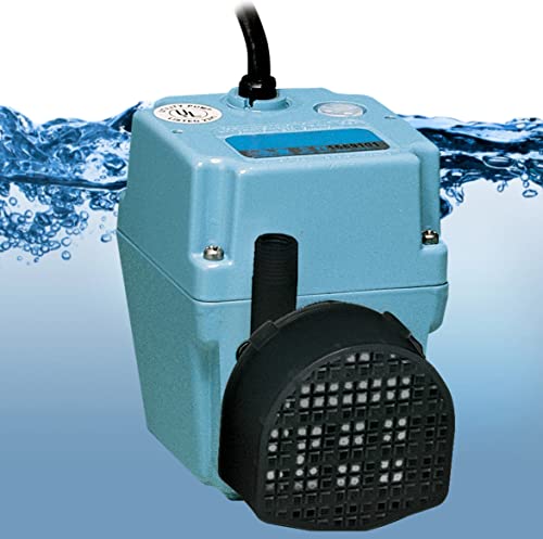 Image of Little Giant 2E-38NT 115V, 300 GPH Manual In-line /Submersible Pump | 10' Cord w / Plug, For Fountains /Water Displays /Hydroponics /Recirculation, Epoxy-Coated Aluminum, No Switch, 1 /40 HP, 502286