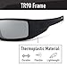 Gamma Ray Optics Polarized Sunglasses Sport Wrap Mirror Lens