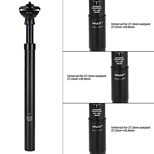 Cysky BIKE SUSPENSION SEATPOST 27.2 X 350MM With Bike Seatpost Shim 28.6Mm 30.9Mm 31.6Mm thumb #2