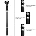 CYSKY Bike Suspension Seatpost 27.2 x 350mm with Bike Seatpost Shim 28.6mm 30.9mm 31.6mm, Shock Absorber Bicycle Seat Post for Mountain Bike Road Bike MTB BMX