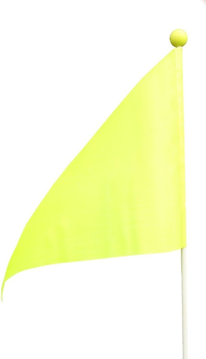 Black Widow Pack of Bike (Bicycle) Safety Flags in High-Visibility Yellow. Packs of 1, 2, 5 or 10