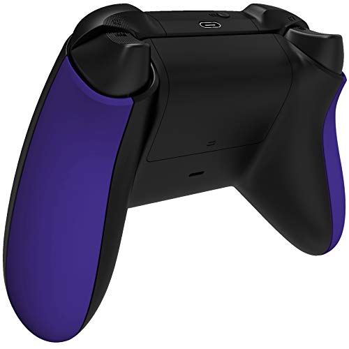 Image of eXtremeRate DIY Grip for Xbox Series X & S, Purple Soft Touch Comfortable Left Right Side Rails, Replacement Parts Handles Rear Shell for Xbox Core Wireless Controller [Controller Excluded]