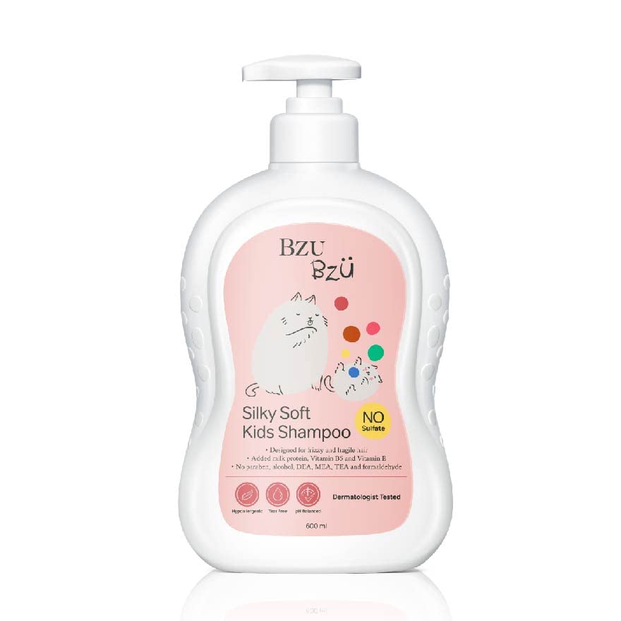 BZU BZU Silky Soft Kids No Tear Shampoo (Designed for Frizzy & Fragile Hair) 600ml