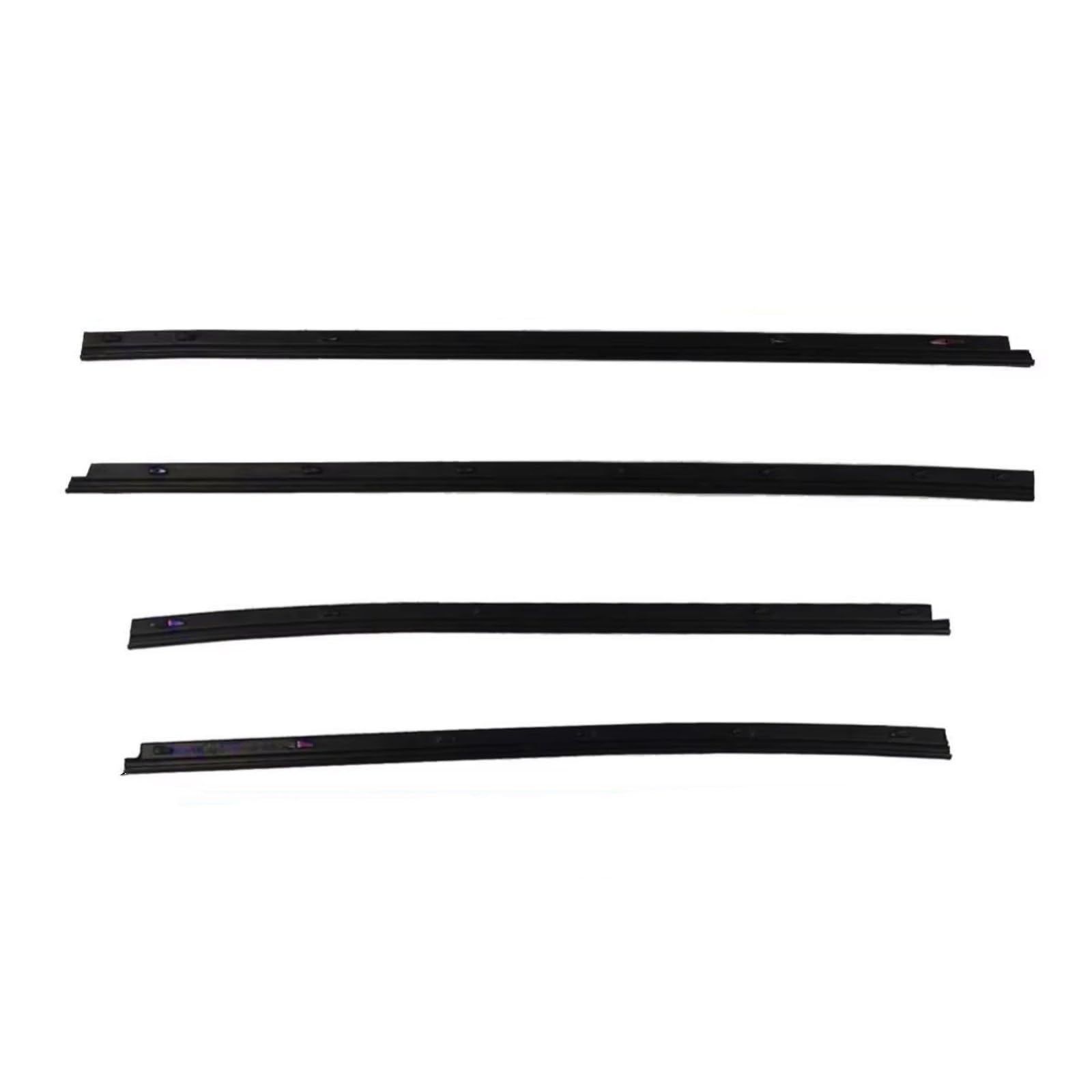 for Toyota for Hilux for SR5 for Vigo for Revo for MK7 4 X Inner Windows Rubber Weatherstrip Door Strip Sealing Belt Moulding Trim Car Door Seal Protector