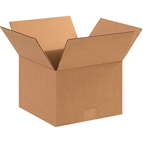 The Packaging Wholesalers 12 x 12 x 8 Inches Shipping Boxes, 25-Count (BS121208) Cover
