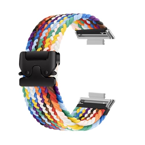 Bracelet nylon tressé Huawei Watch Fit 4 Pro anti-irritation et élastique