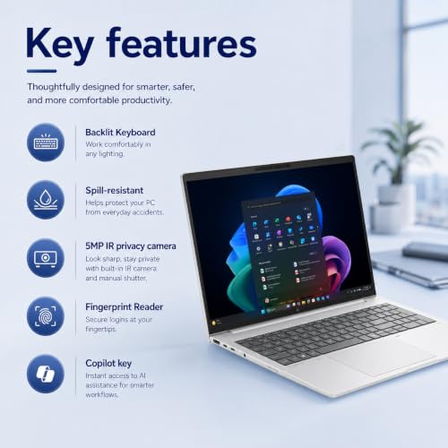 Image of HP EliteBook 8 G1a Laptop, 14 inch FHD+, AMD Ryzen 5 230, 64GB DDR5, 2TB SSD