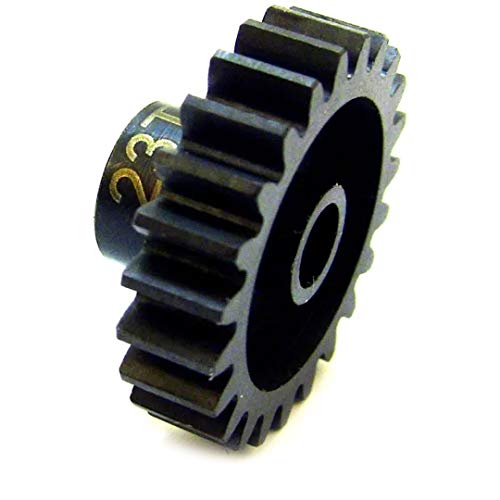 Hot Racing NSG23M1 23 Tooth Steel Mod 1 Pinion Gear 5mm