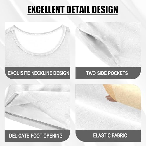 Party Hamster Cone Beige Pajama Set Short Sleeve Pajamas Shorts Sets Cotton PJS 2 Piece Clothes Set 5Y4