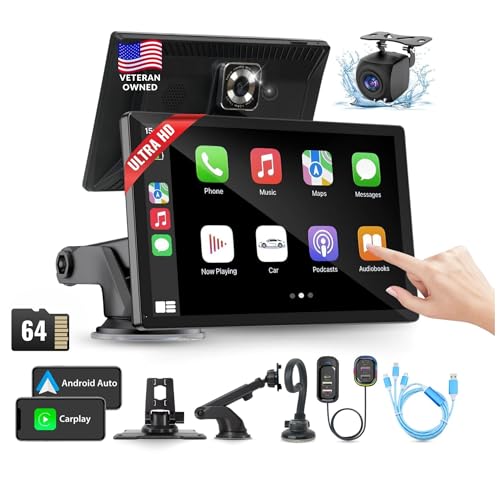 Portable Apple Carplay Screen for Car, 9