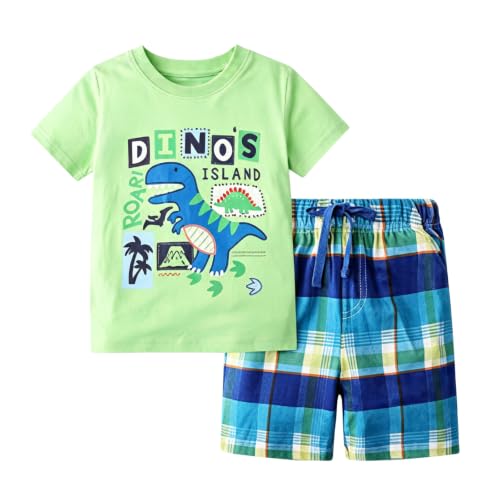 Image of LMYOVE Casual round-neck short-sleeved T-shirt and short suit summer beachwear