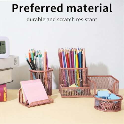 Uppmeant 6 Pack Mesh Metal Desk Org...