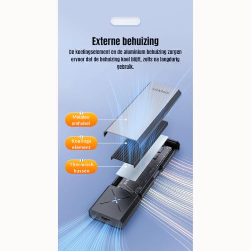 Boîtier M.2 NVMe SSD compact pour travailler en déplacement USB C - 2