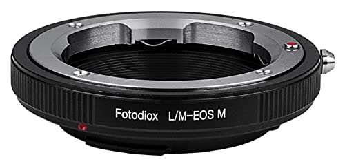 Fotodiox Pro Adaptador de Montura de Lente - De Leica M Rangefinder a Canon EF-M para Cámara Digital Mirrorless EOS M