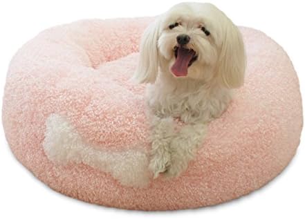 Creation Core Fluffy Super Soft Pink Pet Dog Puppy Cat Bed Nest(L)