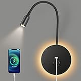 【Función de carga USB】Cargue su teléfono, tableta, Kindle y otros dispositivos USB mientras lee o trabaja. 5V/2A le permite cargar completamente su dispositivo en muy poco tiempo.