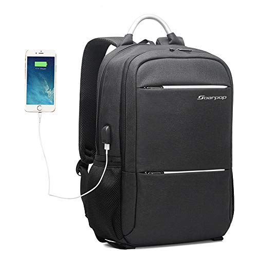 Soarpop Laptop Rucksack 15,6 Zoll mit USB Ladeschnittstelle Arbeitsrucksack SA8111